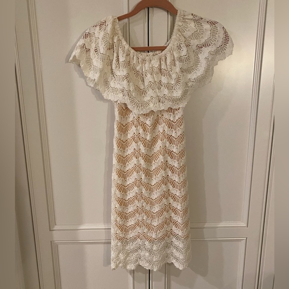 Nightcap White Lace Mini Dress - Picture 4 of 6